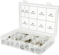 KS TOOLS Werkzeuge-Maschinen GmbH Sortiment stufenlose 1-Ohr-Schlauchschellen, &Oslash;