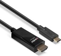 Lindy - Videoschnittstellen-Converter - USB-C (M) bis HDMI (M) - 5,0m - abgeschirmt -