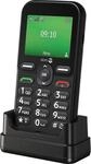 Doro LEVA E10 - schwarz 4G Mobiltelefon mit Secure-Button, HD-Voice,