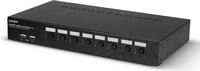 Lindy - KVM-/Audio-Switch - 8 x DisplayPort / Audio / USB - 1 lokaler Benutzer - an