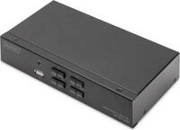 Digitus KVM Switch - 4x1 DP - DP Out,USB (DS-12891)