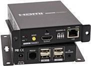 HDMI USB KVM &uuml;ber IP Extender - Verl&auml;ngerung &uuml;ber UTP - 4K bis 100m (64601)