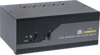 InLine KVM Desktop Switch - 2-fach - Dual Monitor - HDMI - 4K - USB 3.0 - Audio