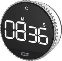 Hama Rotation Digitaler K&uuml;chentimer Schwarz - Silber (00185858)