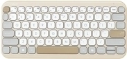 ASUS Marshmallow-Tastatur KW100 Oat Milk - Wireless, QWERTZ-Layout, 84 Tasten