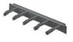 Rittal DK - Kabelf&uuml;hrungsplatte f&uuml;r Schaltschrank - RAL 9005 - 1U - 48,3 cm (19) -