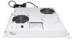 Intellinet - Rack-L&uuml;ftereinschub (220/240 V) mit 2 L&uuml;ftern - Grau, RAL 7035 - 1U -