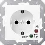 Jung SCHUKO-Steckdose 16A 250V alpinwei&szlig; A 521 UF WW (A521UFWW)