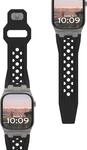 Urban Armor Gear UAG Monarch Strap- Apple Watch Ultra/42/44/45/46mm- schwarz/titan