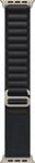 Apple 49mm Black Alpine Loop - Small - Natural Titanium Finish (MFTE4ZM/A)