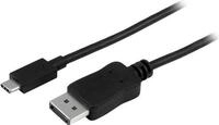 StarTech.com 3 m (10 ft.) USB-C to DisplayPort Cable - 4K 60Hz - Black - Externer