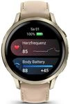 Garmin Venu 4 41 mm Lunar Gold Smartwatch AMOLED GPS WLAN Herzfrequenz
