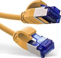 InLine&reg; Patchkabel Slim, Cat.6A, S/FTP, TPE (LSZH) flexibel, PoE, gelb, 25m (74925Y)