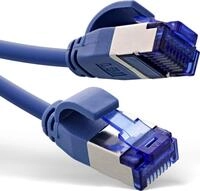 InLine&reg; Patchkabel Slim, Cat.6A, S/FTP, TPE (LSZH) flexibel, PoE, blau, 25m (74925B)