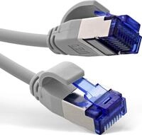 InLine&reg; Patchkabel Slim, Cat.6A, S/FTP, TPE (LSZH) flexibel, PoE, grau, 25m (74925)