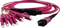 GRAFENTHAL OPTICAL FIBRE CABLE OM4 MPO/UPC-4xLC DUPLEX/UPC LSZH 5.00M