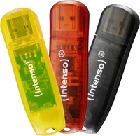 Intenso 3502463, Intenso USB Stick Rainbow Line 3er Pack 3x8GB - USB-Stick (3502463)