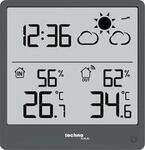 Technoline Wetterstation, Au&szlig;entemperaturanzeige, Innentemperaturanzeige, Hygrometer