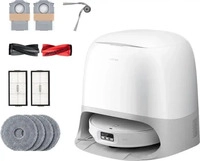 Roborock Qrevo Curv 2 ProX Saug-Wischroboter 25000 Pa wei&szlig; mit Absaugstation