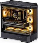 Jonsbo D400 PC-Geh&auml;use Midi Tower ATX Tempered Glass - schwarz (D400 BLACK)