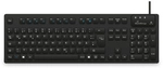 MEDIARANGE Tastatur mit Kabel Hygiene schwarz (MROS273)