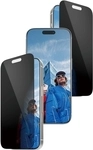 PanzerGlass Privacy Screen Protector w. black Frame iPhone 17 Pro Ultra-Wide Fit