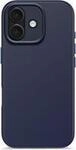 Decoded AntiMicrobial Silicone Backcover iPhone 17 True Navy (D25IPO17BCS9TY)