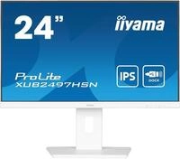 iiyama 24 WHITE IPS-panel, 1920x1080, USB-C Dock (65W PD, LAN, DP-OUT,