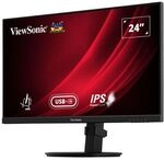 ViewSonic VG2409-MHDU-2, LED-Monitor - (61 cm (24 Zoll), schwarz, FullHD, IPS, USB-C