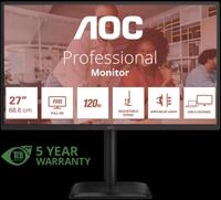 AOC 27E4CV - LED-Monitor - 68.6 cm (27) - 1920 x 1080 Full HD (1080p) [Energieklasse
