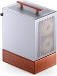 Jonsbo T7 PC-Geh&auml;use, Midi-Tower, mATX, Tempered Glass - silber(T7 SILVER)