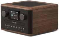 Pure Acoustics Classic C-D4 DAB+ FM Internet Digitalradio Coffee Brown/Walnut