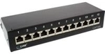 INLINE - Patch Panel - RJ-45 X 12 - Schwarz, RAL 9005