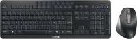 CHERRY STREAM DESKTOP ULTIMATE Tastatur-Maus-Set kabellos AZERTY FR Schwarz