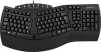 Perixx PERIBOARD-512 UK, Ergonomische USB-Tastatur, schwarz (PERIBOARD-512 UK