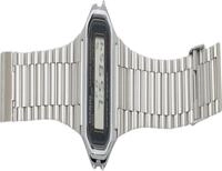 Casio A158WA Vintage Unisex-Uhr Digital mit Edelstahlarmband, silber...