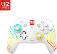 Turtle Beach Afterglow Wave Kabelloser RGB-Gaming-Controller wei&szlig; f&uuml;r Nintendo