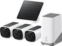 EUFY Cam E40 3-Cam Kit HomeBase S380 and Solar Panel (E8144326)