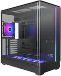 Montech KING 45 PRO (B) Midi Tower ATX schwarz, curved Panoramic Glass, 4 ARGB PWM