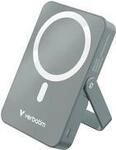 Verbatim Power Bank mit Standfu&szlig; mag.wireless 10000mA grau 32268 (32268)