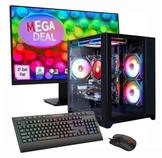 Hyrican GAMEMAX MegaDeal Infinity Mini BK SET2699 Gaming-PC Bundle mit 27 MSI...