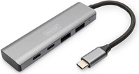 Digitus USB-C 4 Port HUB - 2x USB A + 2x USB-C - USB 3.2 Gen 1 (3.1 Gen 1) Type-C -