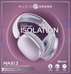 Cellularline Music & Sound Bluetooth Headphone MAXI 3 Purple (BTHEADBMSMAXI3V)