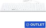 CleanType Prime Pro+ TKG-110-GCQ-PR-KGEH-WHITE-IP68-MAG-BACKL-USB-DE - Tastatur -