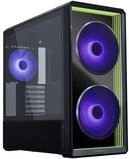 Lian Li LANCOOL 217 INF Midi-Tower - Tempered Glass, RGB, Schwarz/Holz