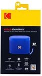 Kodak SoundBrix Wireless Stack Speaker Backstage Blue 2PCS (4895218340668)