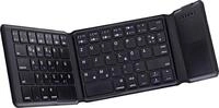 InLine Faltbare Bluetooth Tastatur mit Touchpad - schwarz (55379B)