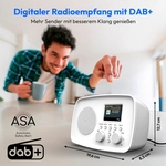 Medion LIFE DAB+ Radio DRE-1 wei&szlig; (50079348)