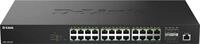 D-Link DMS-1250-28P/E Smart Managed Switch - 24x 2.5G PoE+, 4x 10G SFP+