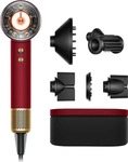 dyson 493117-01, Dyson Supersonic Nural Straight+Wavy aksamitna czerwień/złoto